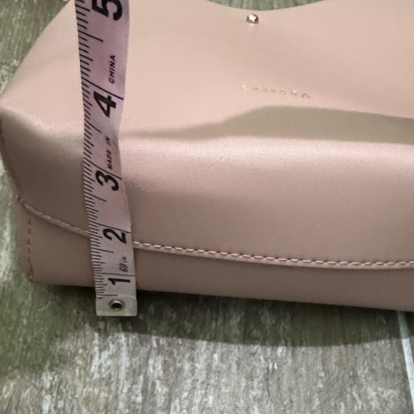 Samara Anthropologie Women's Medium Peony Pink Leather Crossbody - Picture 12 of 12